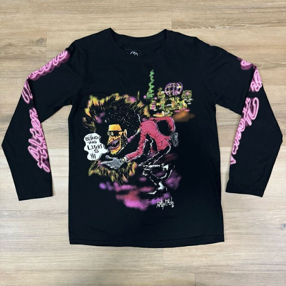 The Weekend x Readymade Collab Graphic Long Sleeve Tee Blinding Light Size S